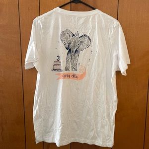 Ivory Ella White T-shirt Pullover Short Sleeves Tee Shirt Top Size L EUC